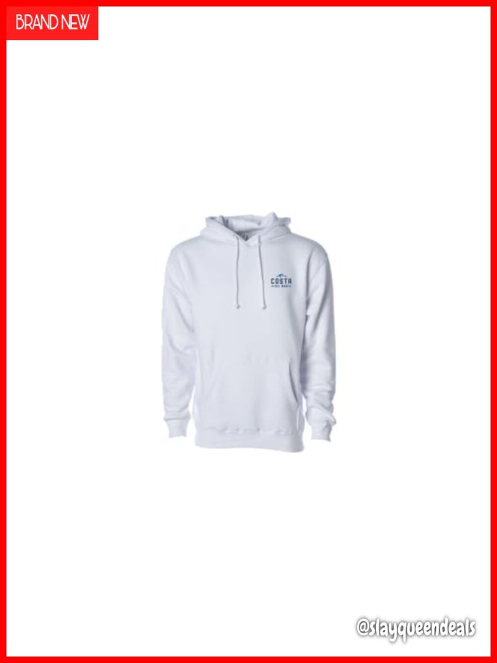 Fleece Lined Hooded Sweatshirt Pullover Regular Fit Ribbed Cuffs